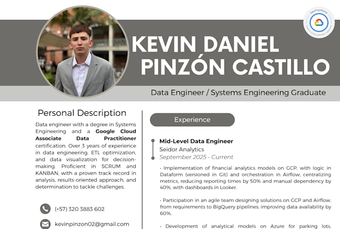build end to end cloud data solutions and optimize pipelines